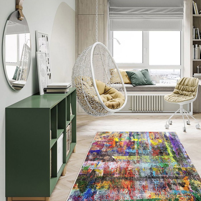 Conceptum Alfombra de Pasillo Exfab287 Multicolor 80 x 150 cm Conceptum Alfombra de Pasillo Exfab287 Multicolor 80 x 150 cm